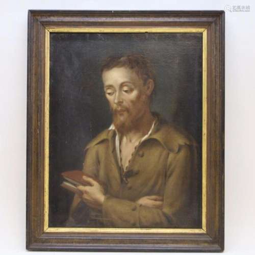 Ongetekend Italiaanse school 'Portret van Benedict Labre...