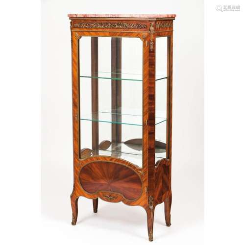 A Louis XVI style display cabinet