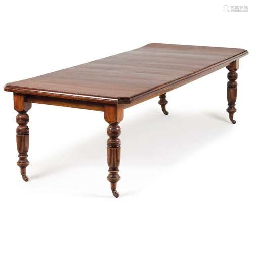 A Victorian dining table