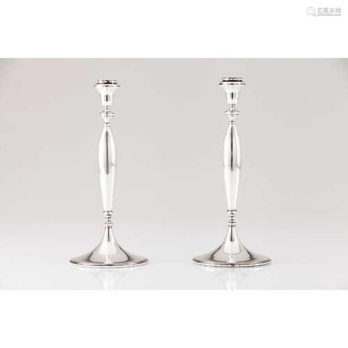 A pair of candlesticks