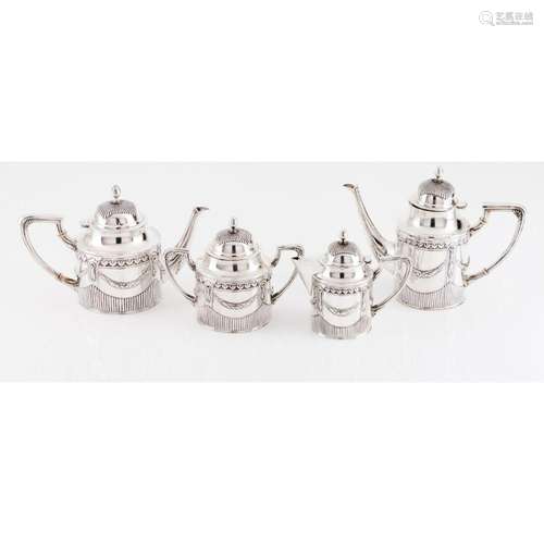 A tea and coffee set