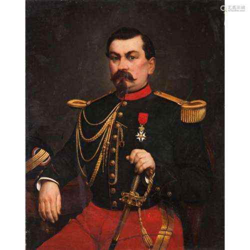 Jules Fillyon (1824-1883)Portrait of a serviceman