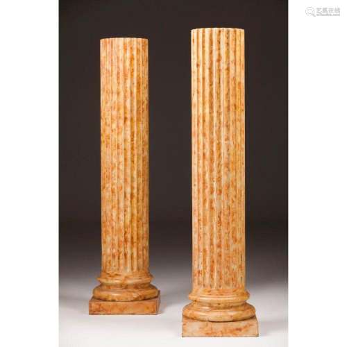 A pair of classical columns