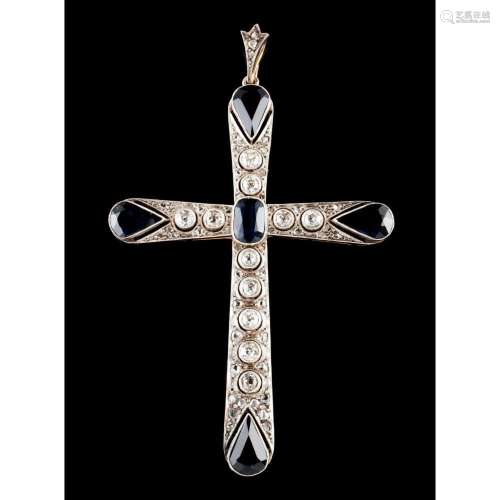 A cross pendant