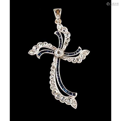 A cross pendant