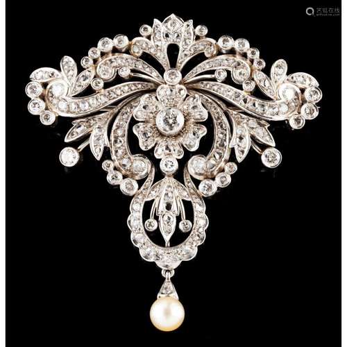 A Romantic Era brooch