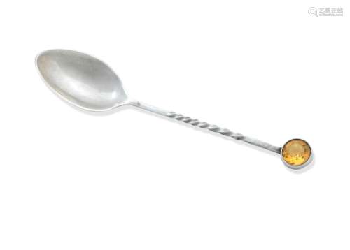 ROBB OF BALLATER, A CITRINE-SET SPOON WR, BLTR, and with hal...