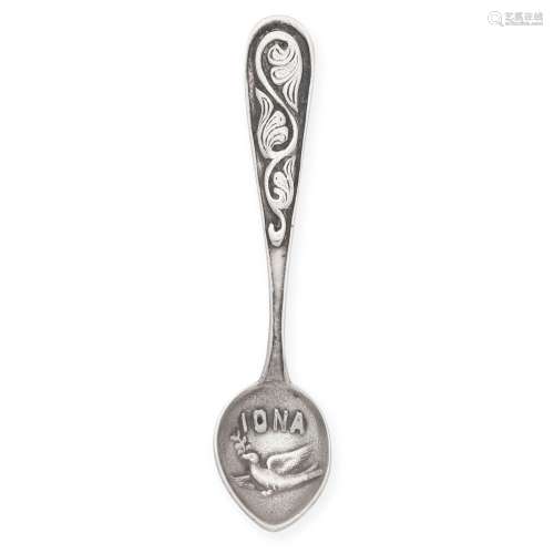 A GEORGE V SOUVENIR COFFEE SPOON By Alexander Ritchie of Ion...