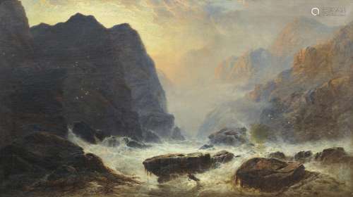George Blackie Sticks (British, 1843-1938) The Coast of Skye...