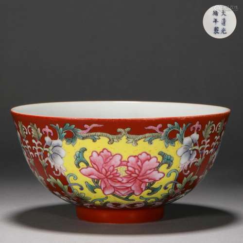 Qing Dynasty of China,Guangxu Famille Bowl