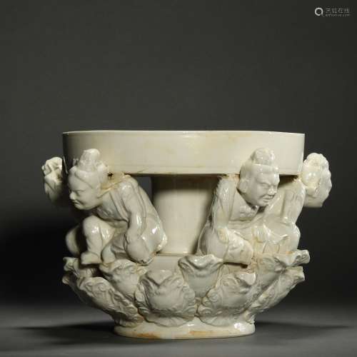Song Dynasty,Ding Kiln Character Tea Cup