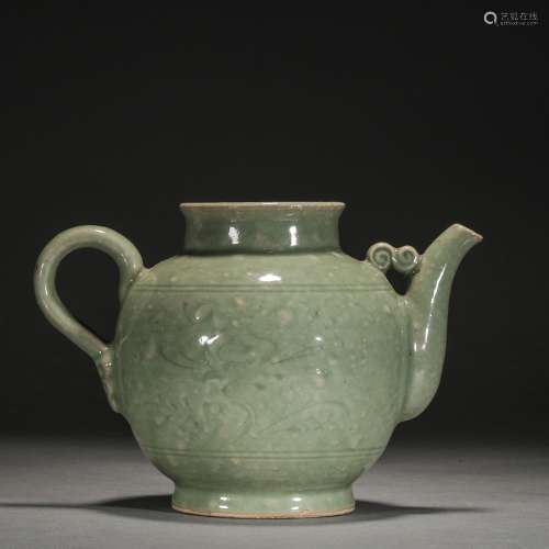 Song Dynasty,Celadon Flower Holding Pot