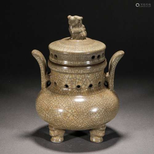 Song Dynasty,Official Kiln Beast Head Furnace