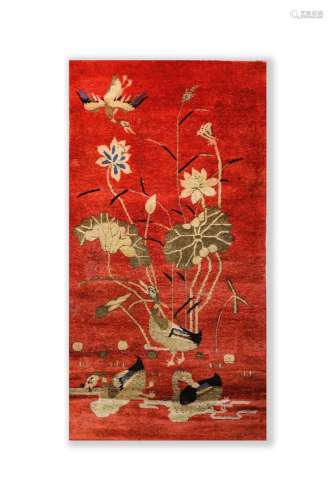 Qing Dynasty,Flying Sound Board and Lodging Pattern Tapestry