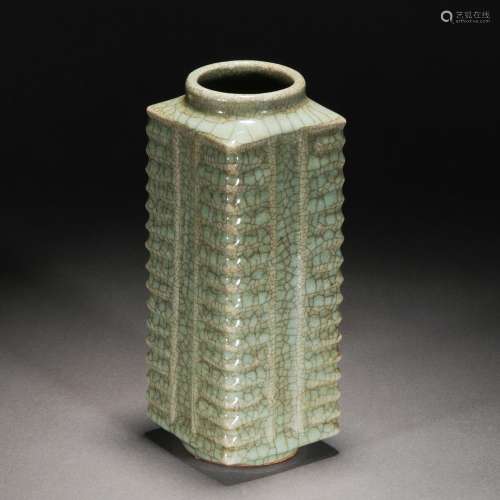 Song Dynasty,Official Kiln Square Vessel