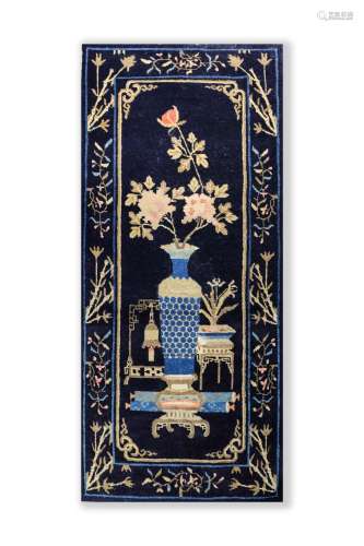 Qing Dynasty,Beads Sided Bogu Pattern Tapestry