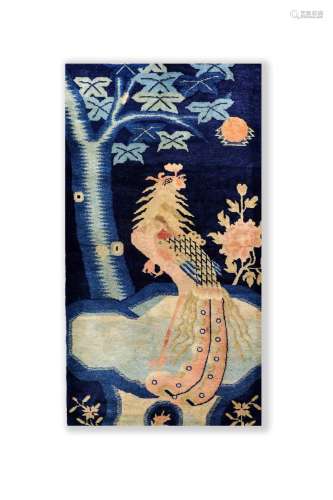 Qing Dynasty,The Phoenix Looks Toward The Sun Tapestry