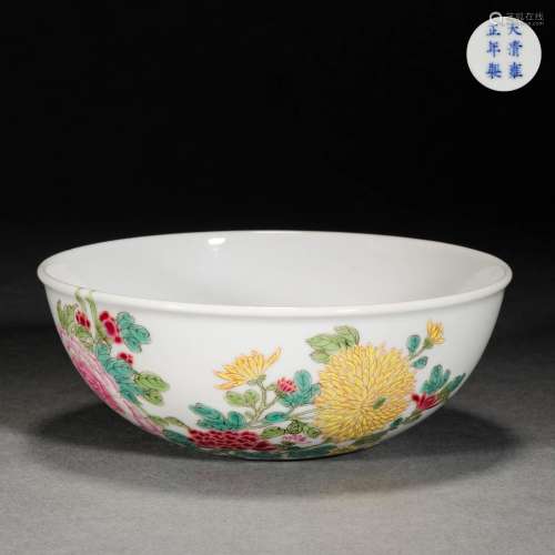 Qing Dynasty,Flower Bowl