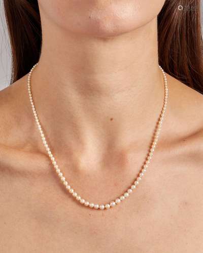 CARTIER A PEARL NECKLACE