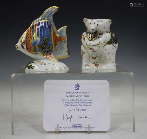 A Royal Crown Derby limited edition Pacific Ange