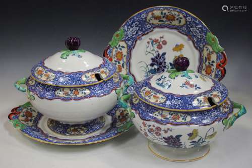 A Minton's Japanese pattern part service, early