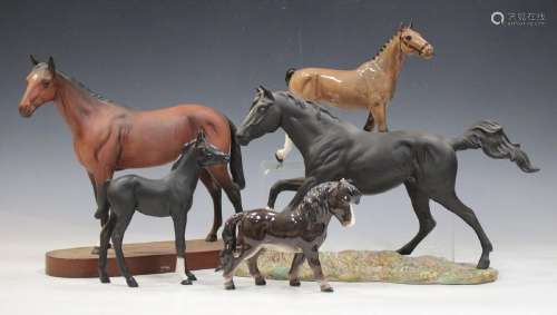 A Royal Doulton equestrian model Black Bess, DA1