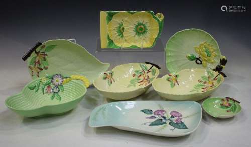 A mixed group of mostly Carlton Ware floral and