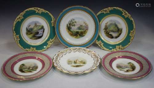 A mixed group of English porcelain and pottery,