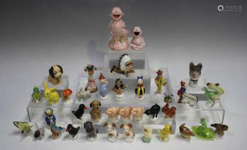 An assorted group of mostly Continental porcelai