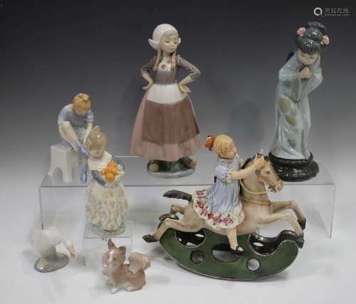 Three Lladro figures, comprising Dutch Girl, No.