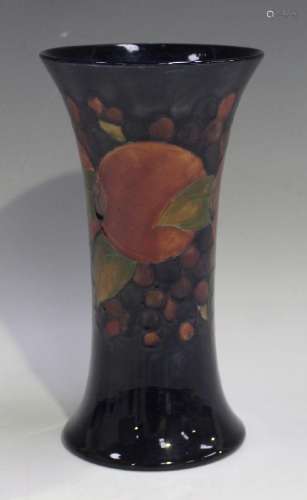 A Moorcroft Pomegranate pattern vase, circa 1918