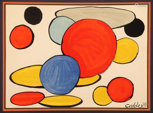 Alexander Calder. 1898 Lawnton (Pennsylvania) - 1976 New Yor...