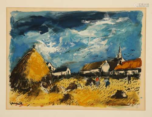 Maurice de Vlaminck. 1876 Paris - 1958 Rueil-la-Gadelière.