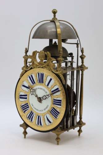 Horloge lanterne à 3 cloches, Jean Martinot delhorloge à Par...