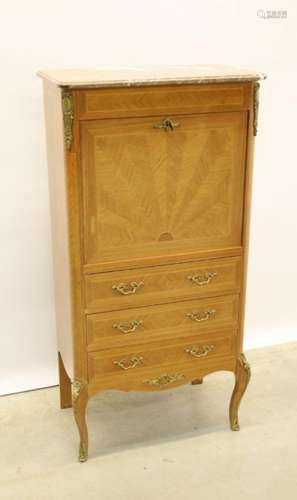 Secretaire pliable Notelaren avec 3 tiroirs et quincaillerie...