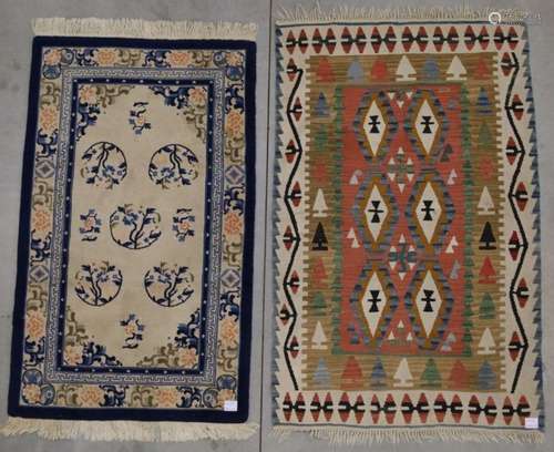 Tapis oriental noué à la main Kilim 170 x 106 + tapis asiati...