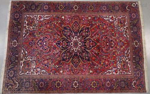 Tapis oriental noué à la main Heriz 357 x 246