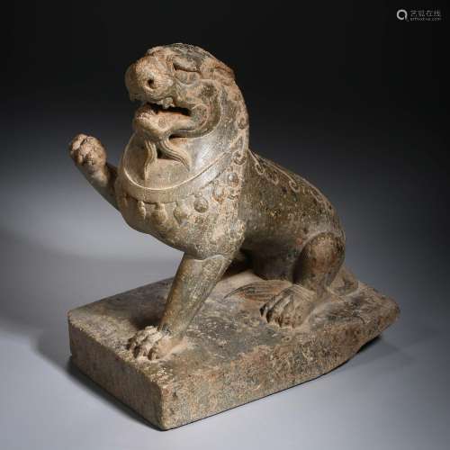 Ming dynasty or earlier of China,Stone Lion Ornament