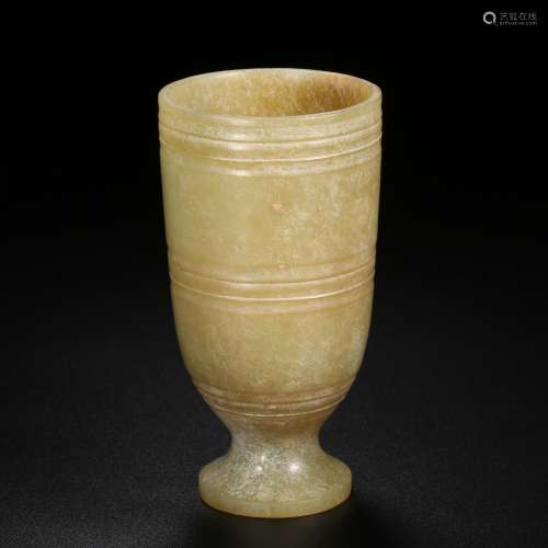 Ming dynasty or earlier of China,Hetian Jade Cup