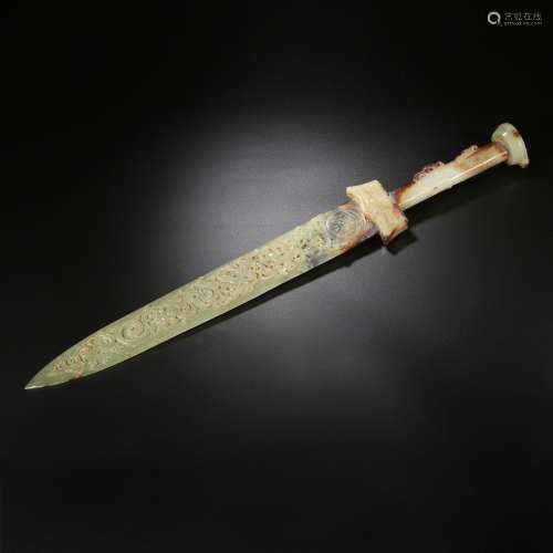 Ming dynasty or earlier of China,Hetian Jade Sword