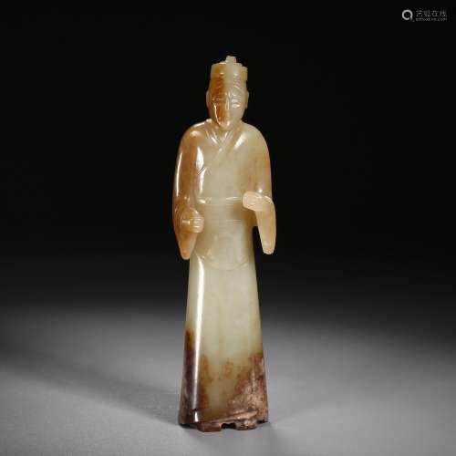 Ming dynasty or earlier of China,Hetian Jade Man