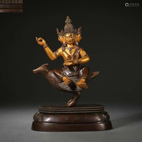 Qing Dynasty of China,Bronze Gilt Buddha Statue