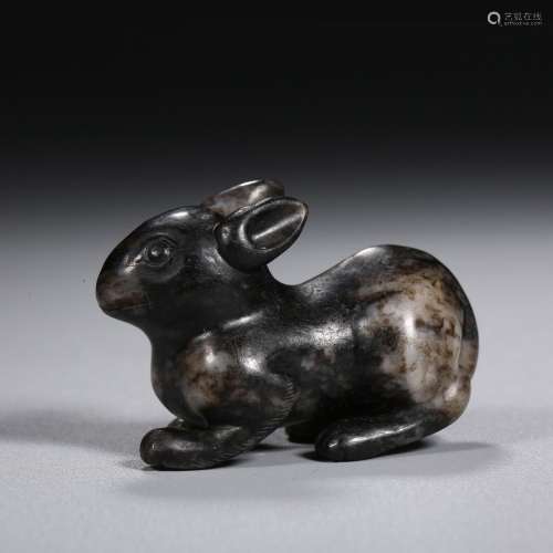 Ming dynasty or earlier of China,Hetian Jade Rabbit