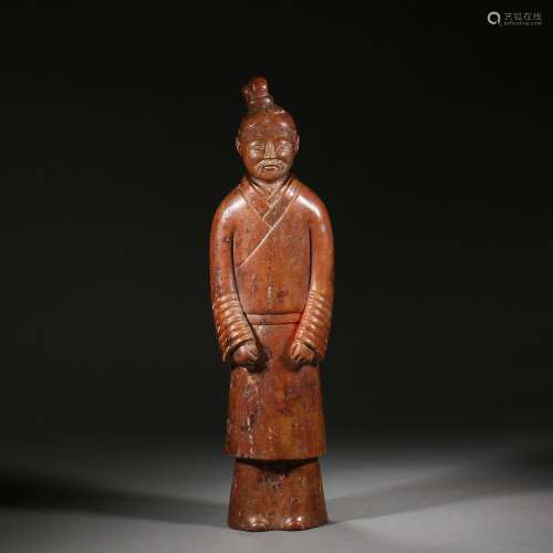 Ming dynasty or earlier of China,Hetian Jade Man
