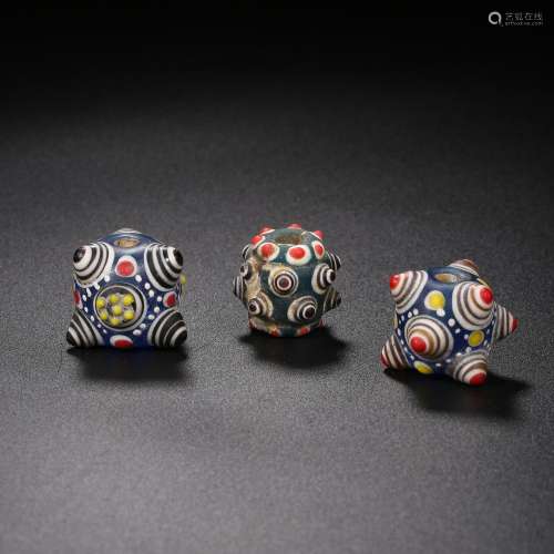 Ming dynasty or earlier of China,Coloured Glaze Bead