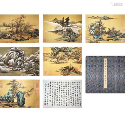 Tang Yin,Quasi Ancient Landscape Album