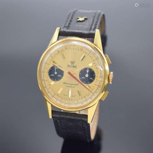 PRECIMAX Armbandchronograph, Schweiz um 1968, Handaufzug, ve...