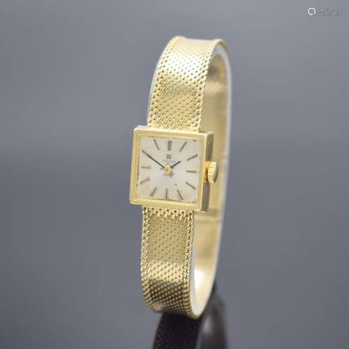 TISSOT Damenarmbanduhr in GG 585/000, Schweiz um 1965, Handa...