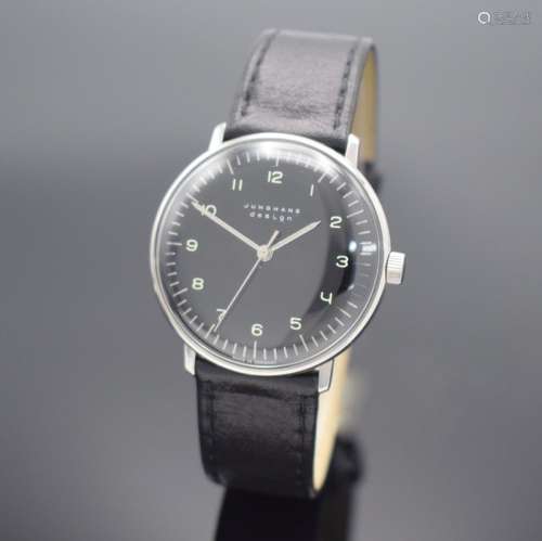 JUNGHANS Max Bill Herrenarmbanduhr Referenz 27/3702.00, Hand...