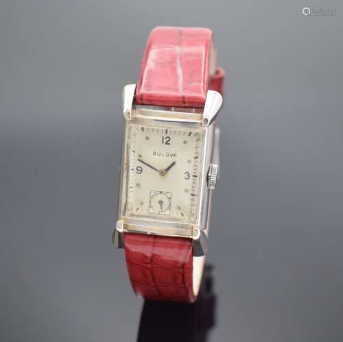 BULOVA Armbanduhr in WG 585/000, Handaufzug, USA um 1950, 2-...